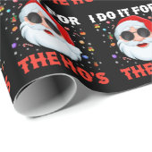 サンタのクリスマスのためにやってる ラッピングペーパー (ロールコーナー)