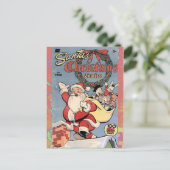 サンタのクリスマスの漫画1952年 シーズンポストカード (スタンド正面)
