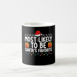 サンタのクリスマスの穴お気に入りのが最も多い コーヒーマグカップ