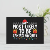 サンタのクリスマスの穴お気に入りのが最も多い 招待状 (スタンド正面)