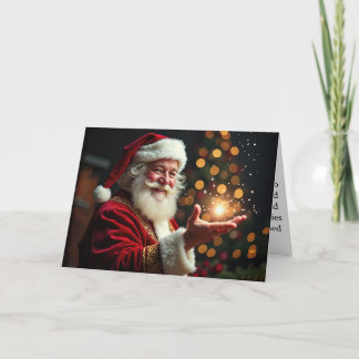 サンタのクリスマスの魔法 カード