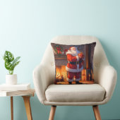 サンタのクリスマスイブ訪問 クッション (椅子)