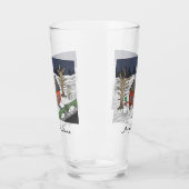 サンタのクリスマスイブ タンブラーグラス (左)