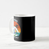 サンタのクリスマスインジュライ 面白いセーター コーヒーマグカップ (正面左)