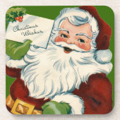 サンタのクリスマスウィッシュ セット コルクコースター コースター (正面)