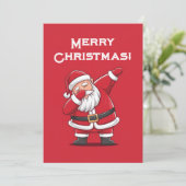 サンタのクリスマスカードをダビング シーズンカード (スタンド正面)