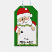 サンタのクリスマスギフトタグ ギフトタグ (正面)