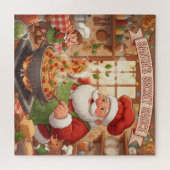 サンタのクリスマスシェフ ジグソーパズル (横)