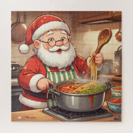 サンタのクリスマスシェフ ジグソーパズル
