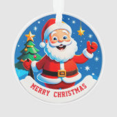🎅 サンタのクリスマスツリーオーナメント オーナメント (裏面)