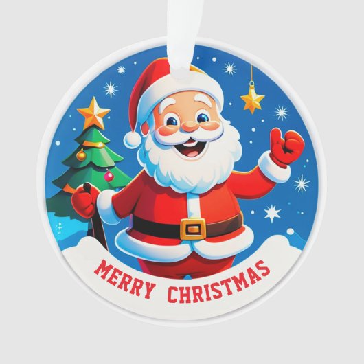 🎅 サンタのクリスマスツリーオーナメント オーナメント (正面)