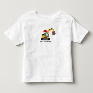 サンタのクリスマスディガー子供Tシャツ トドラーTシャツ
