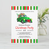 サンタのクリスマストラックパーティー 招待状 (スタンド正面)