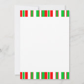 サンタのクリスマストラックパーティー 招待状 (裏面)