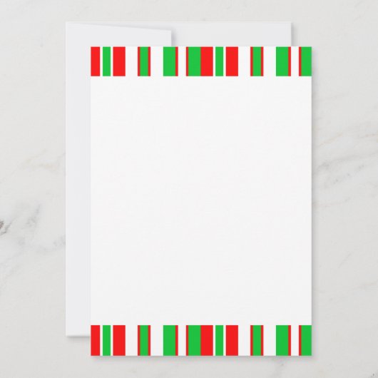 サンタのクリスマストラックパーティー 招待状 (裏面)