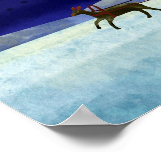 サンタのクリスマスナイトトリップ ポスター (角)