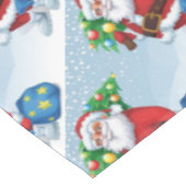 サンタのクリスマスパターン テーブルクロス (アングル)