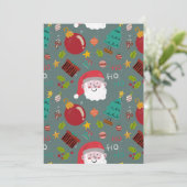 サンタのクリスマスパーティー招待状 招待状 (スタンド正面)
