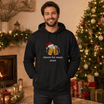サンタのクリスマスビールで乾杯