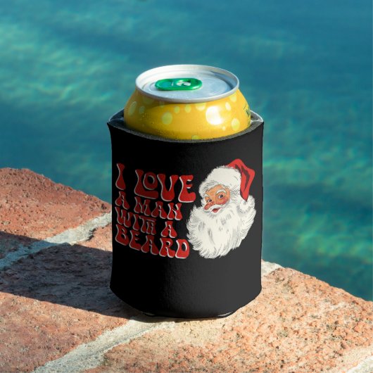 サンタのクリスマスホリデーを持つ男が大好き 缶クーラー (インサイチュ プール)