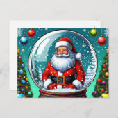サンタのクリスマスポストカード！ ポストカード (正面/裏面)