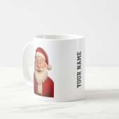 サンタのクリスマスマグ コーヒーマグカップ (正面左)