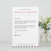 サンタのクリスマスレターのデスクから小人 (スタンド正面)