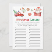 サンタのクリスマスレター シーズンカード (正面)