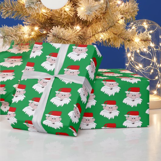 サンタのクリスマス包装紙 ラッピングペーパー (クリスマス)