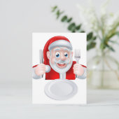 サンタのクリスマス夕食 シーズンポストカード (スタンド正面)