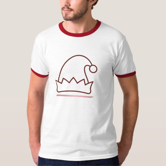 サンタのクリスマス帽子 Tシャツ (正面)