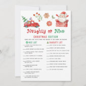 サンタのクリスマス いたずら?それともいい子?ゲーム シーズンカード (正面)