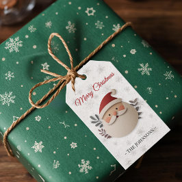 サンタのクリスマス - オーダーメイドのホリデーギフト ギフトタグ