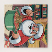 サンタのクリスマス・キッチン・パズル ジグソーパズル (横)