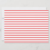 サンタのクリスマス·ナイス·リスト賞 招待状 (裏面)