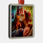 サンタのクリスマス メタルオーナメント (右)