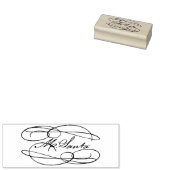 サンタのクリスマス ラバースタンプ (押印)