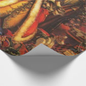 サンタのクロップ ラッピングペーパー (角)