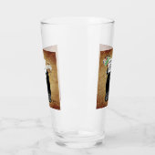 サンタのグッドリストヴィンテージタイプライター タンブラーグラス (左)