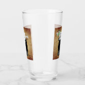 サンタのグッドリストヴィンテージタイプライター タンブラーグラス (右)