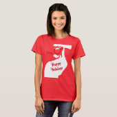 サンタのグラス Tシャツ (正面フル)