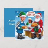 サンタのグレッグス シーズンカード (正面/裏面)