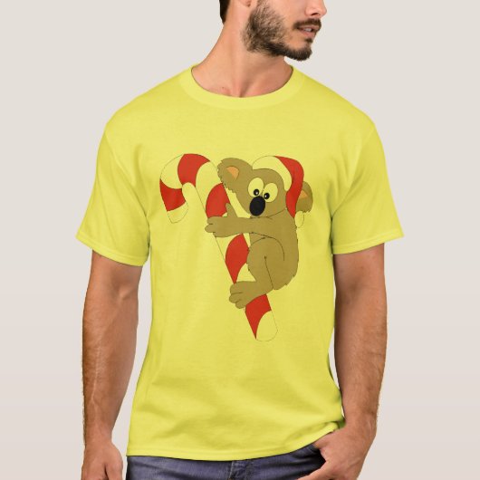 サンタのコアラ Tシャツ (正面)