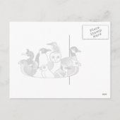 サンタのコウテイペンギン シーズンポストカード (裏面)