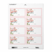 サンタのコミンからピンクバンレーベルまで覗き込む人はいない ラベル (フルシート)