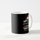 サンタのコーヒーのクリスマスを飲み干す可能性が最も高い コーヒーマグカップ (正面右)