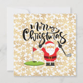 サンタのゴルファーとゴルフ遊メリークリスマス (正面)