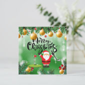 サンタのゴルファーとゴルフ遊メリークリスマス (スタンド正面)