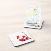 サンタのゴルフコルクのコースターセット コースター (右側)