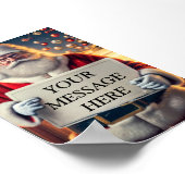 サンタのサイン:クリスマスメッセージを作る ポスター (角)